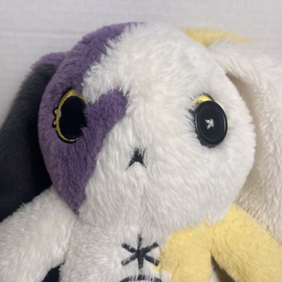 American McGee Plushie Dreadful Non-binary Bunny Purple Yellow Kawaii - No Bag - Picture 3 of 13